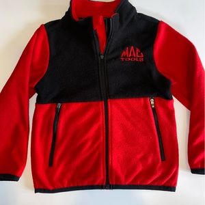 MAC TOOLS FLEECE! Black & red. Size 3t! Only worn a few times!